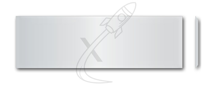 Klingelschild Sonnex 61 x 19 Alu